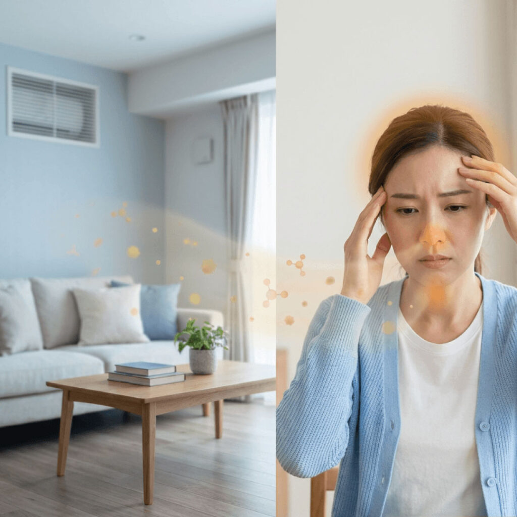 Gesundheitliche Gefahren von Wohngiften für Körper & Wohlbefinden